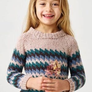 Strikkeopskrift på zigzag sweater